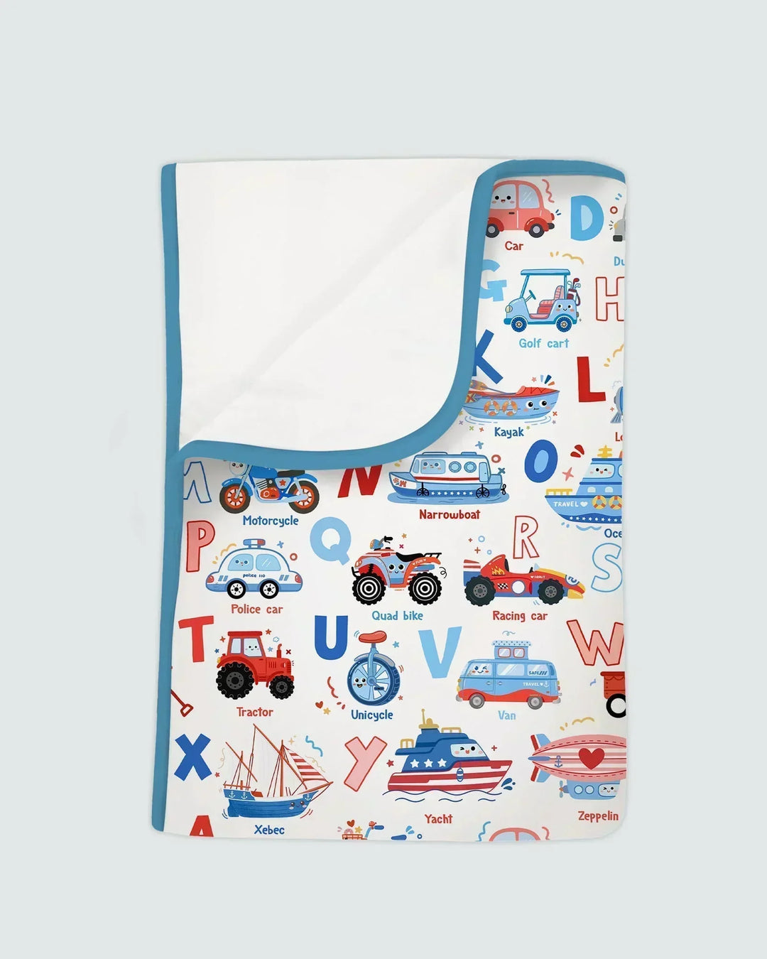 Patriotic Construction Bamboo Blanket