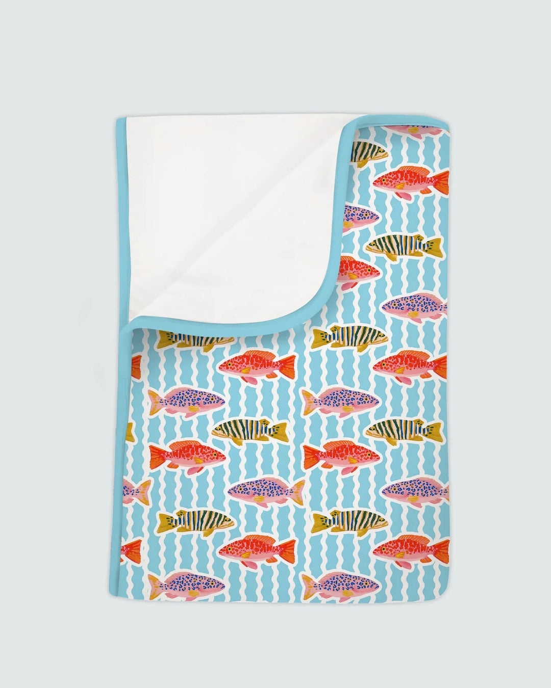 Preppy Fish Crew Bamboo Blanket