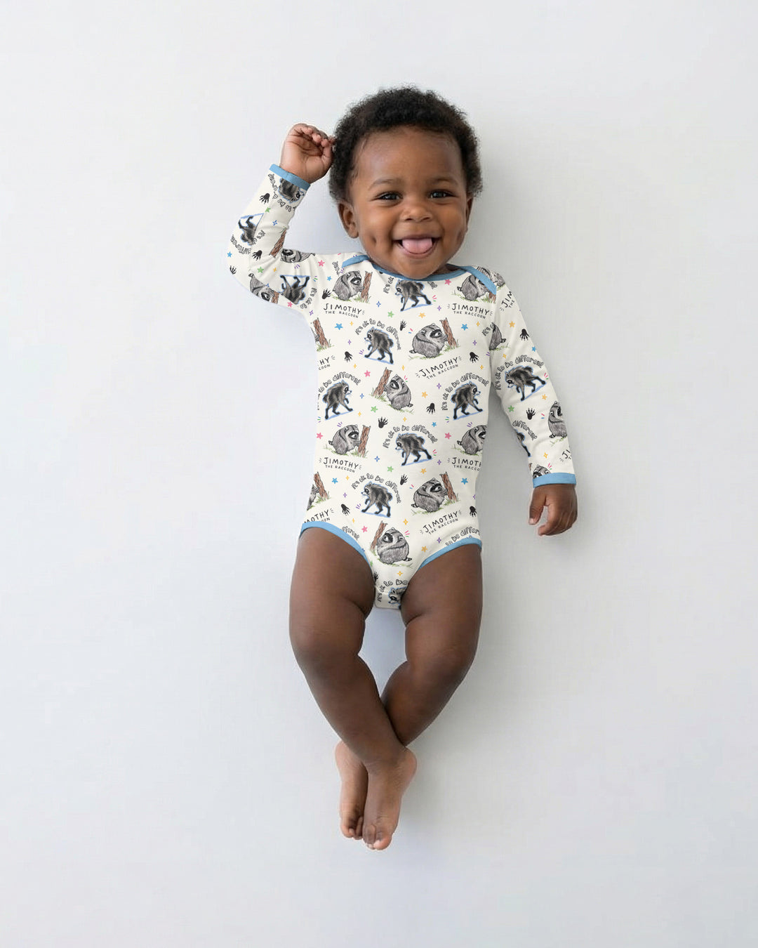 Gerippte Babykleidung mit individuellem Foto - Weich &amp; Skizzenhaft