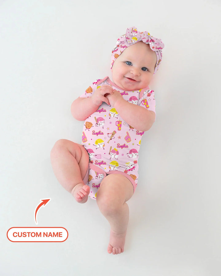 Baseball Mama and Mini Matching Bamboo Bodysuit