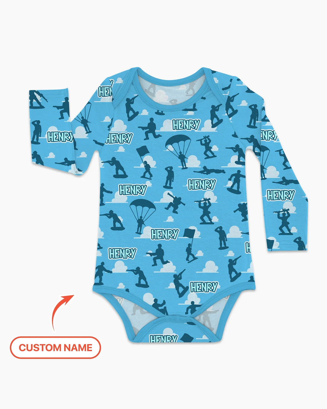 Gerippte Babykleidung mit individuellem Foto - Weich &amp; Skizzenhaft