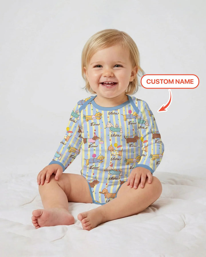 Gerippte Babykleidung mit individuellem Foto - Weich &amp; Skizzenhaft