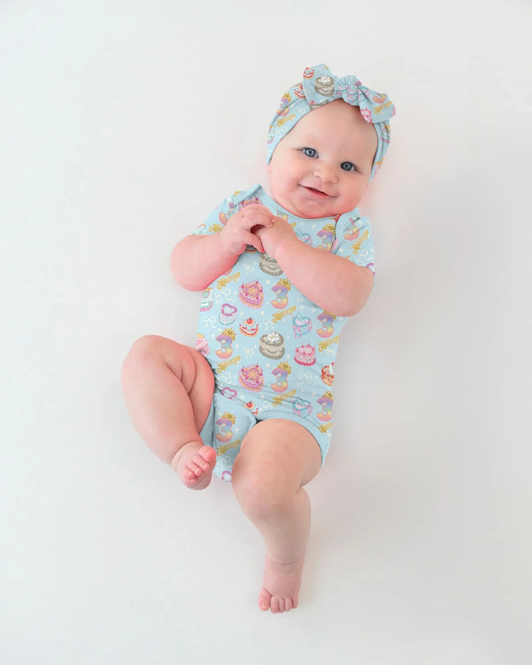 Custom Princess Baby Birthday Bamboo Bodysuit