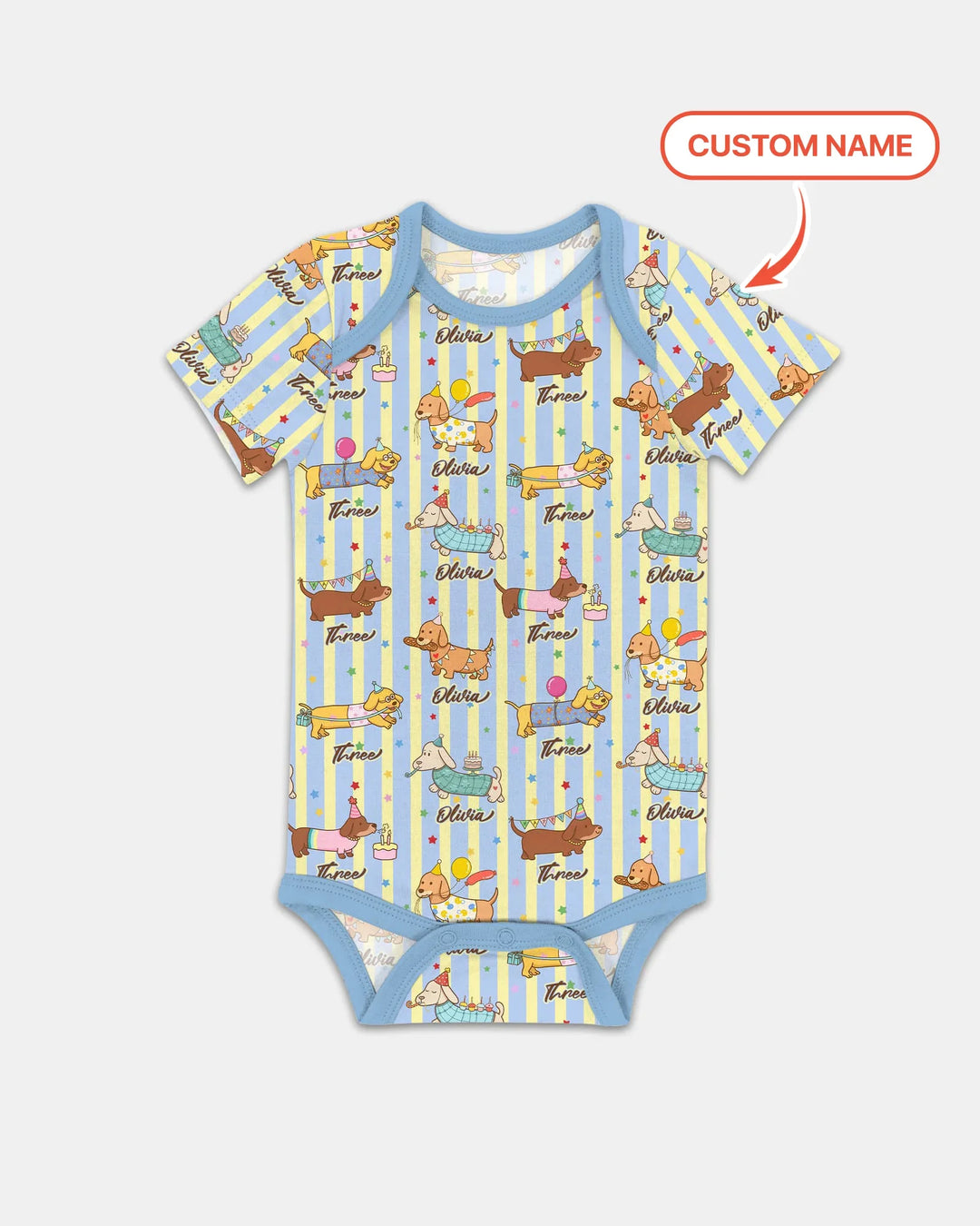 Gerippte Babykleidung mit individuellem Foto - Weich &amp; Skizzenhaft