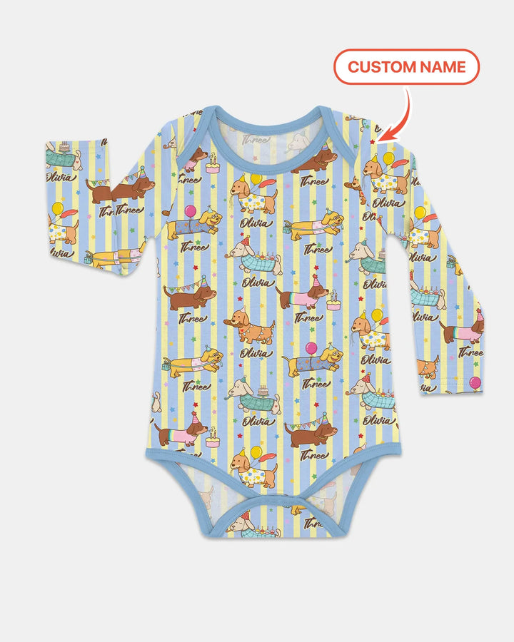 Gerippte Babykleidung mit individuellem Foto - Weich &amp; Skizzenhaft
