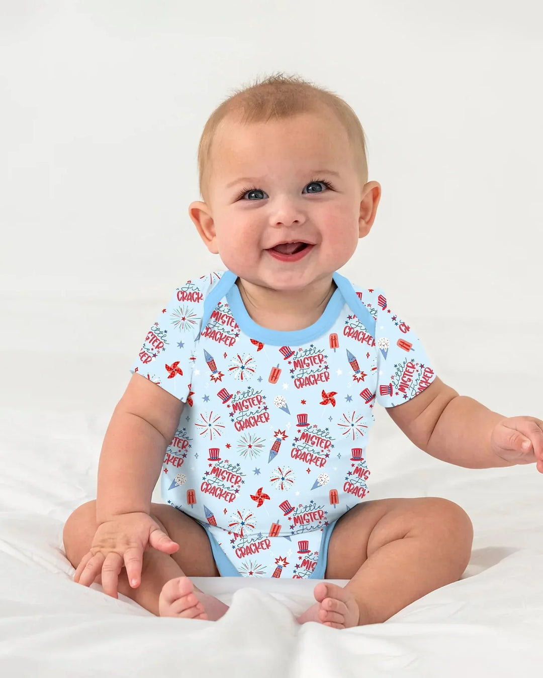 Gerippte Babykleidung mit individuellem Foto - Weich &amp; Skizzenhaft