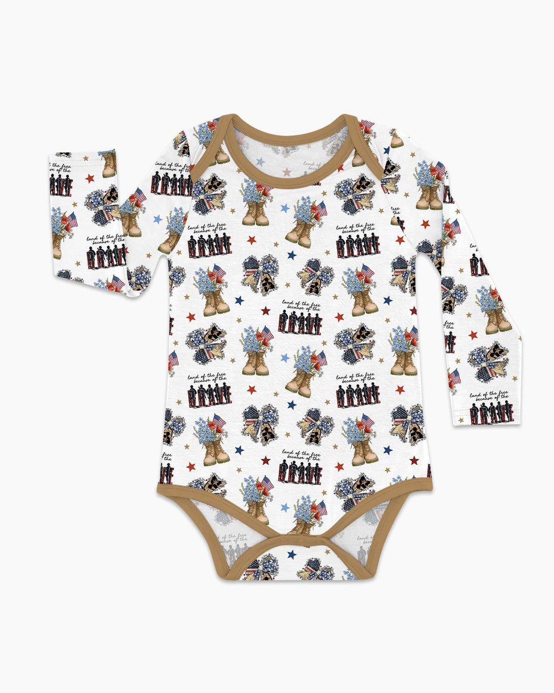 Gerippte Babykleidung mit individuellem Foto - Weich &amp; Skizzenhaft