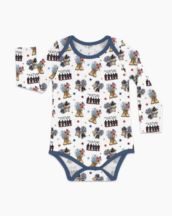 Gerippte Babykleidung mit individuellem Foto - Weich &amp; Skizzenhaft