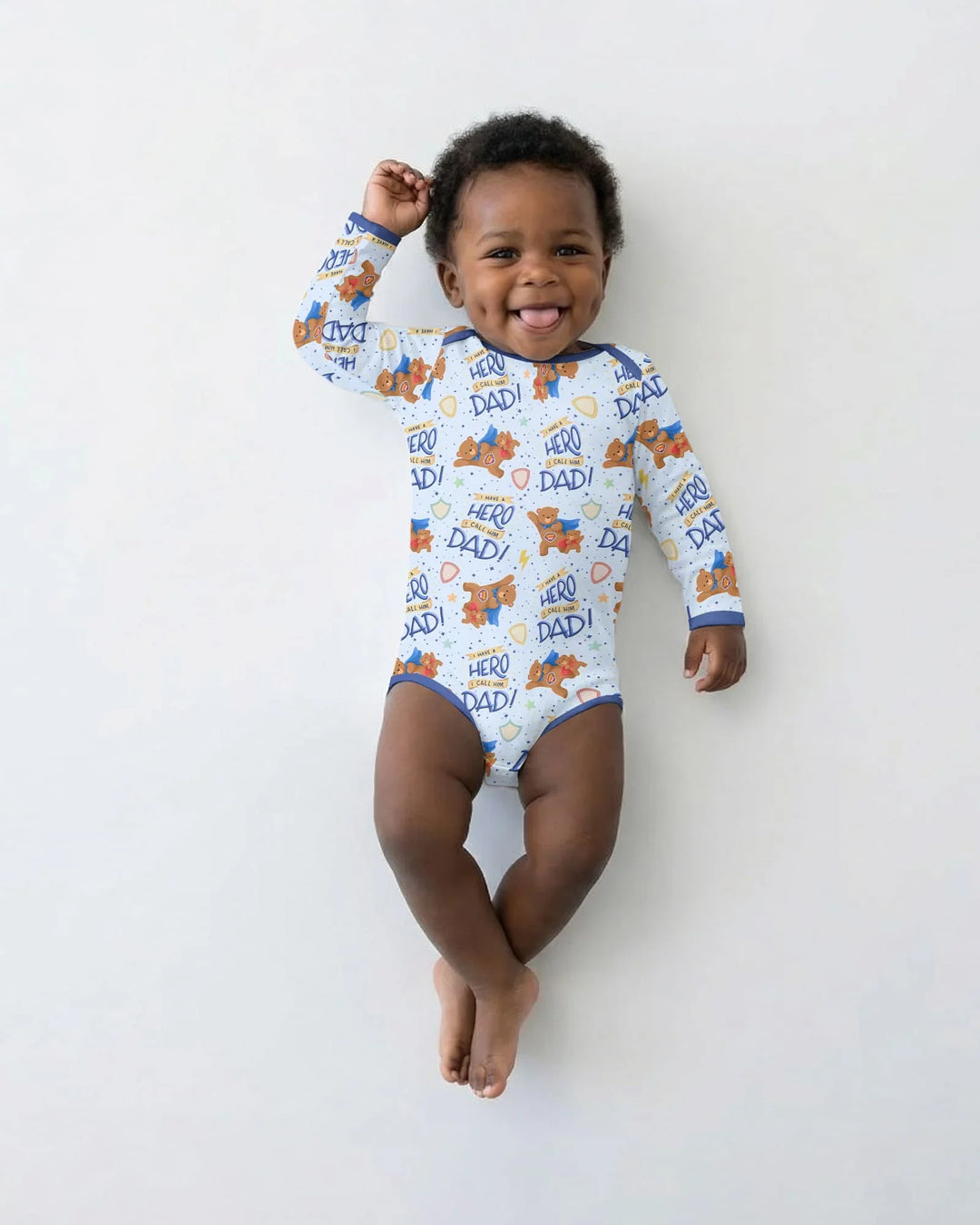 Gerippte Babykleidung mit individuellem Foto - Weich &amp; Skizzenhaft