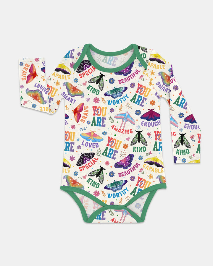 Gerippte Babykleidung mit individuellem Foto - Weich &amp; Skizzenhaft