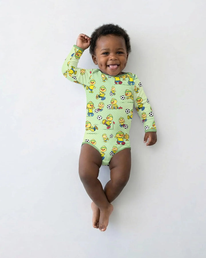Gerippte Babykleidung mit individuellem Foto - Weich &amp; Skizzenhaft