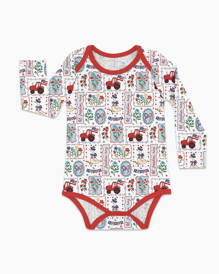 Gerippte Babykleidung mit individuellem Foto - Weich &amp; Skizzenhaft