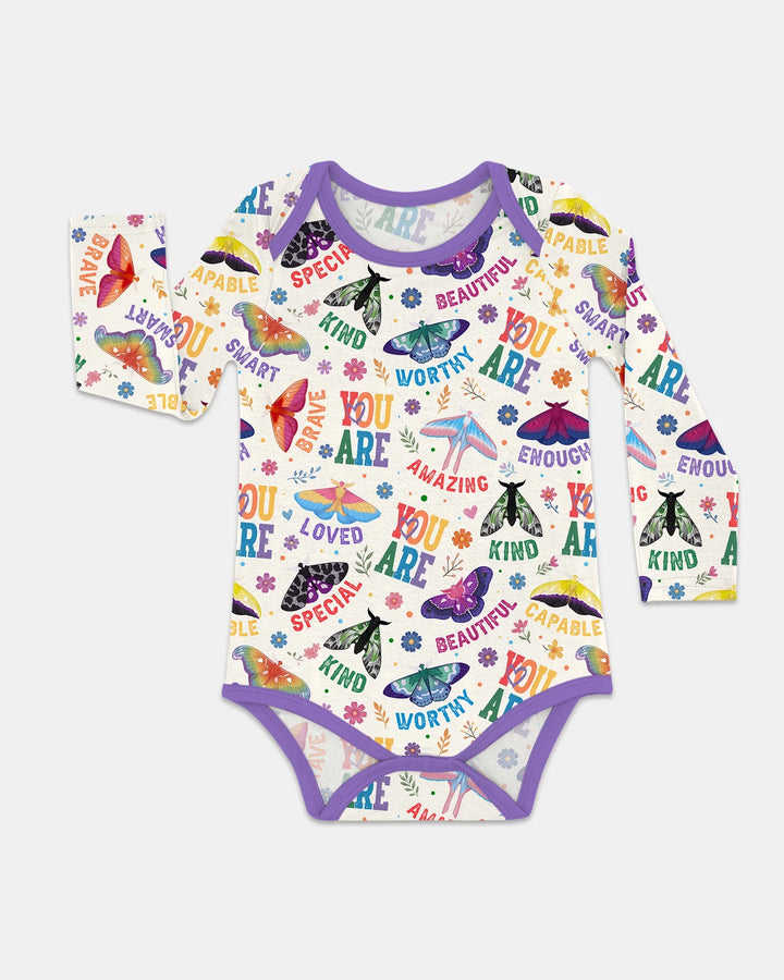 Gerippte Babykleidung mit individuellem Foto - Weich &amp; Skizzenhaft