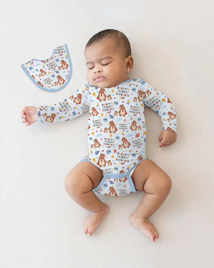 Gerippte Babykleidung mit individuellem Foto - Weich &amp; Skizzenhaft
