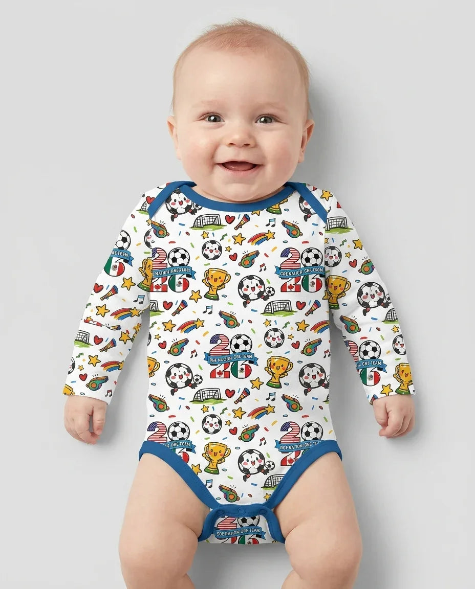 Gerippte Babykleidung mit individuellem Foto - Weich &amp; Skizzenhaft
