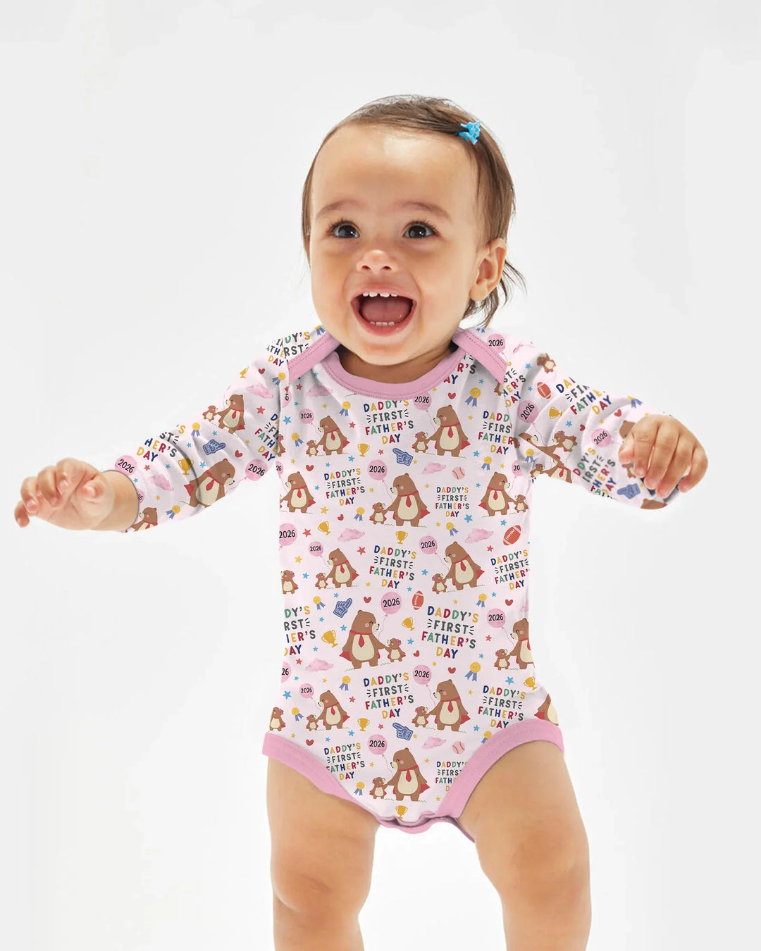 Gerippte Babykleidung mit individuellem Foto - Weich &amp; Skizzenhaft