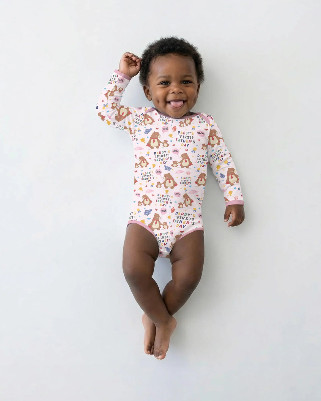 Gerippte Babykleidung mit individuellem Foto - Weich &amp; Skizzenhaft