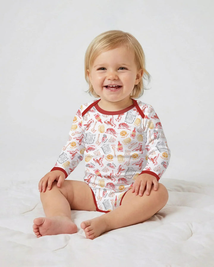 Gerippte Babykleidung mit individuellem Foto - Weich &amp; Skizzenhaft