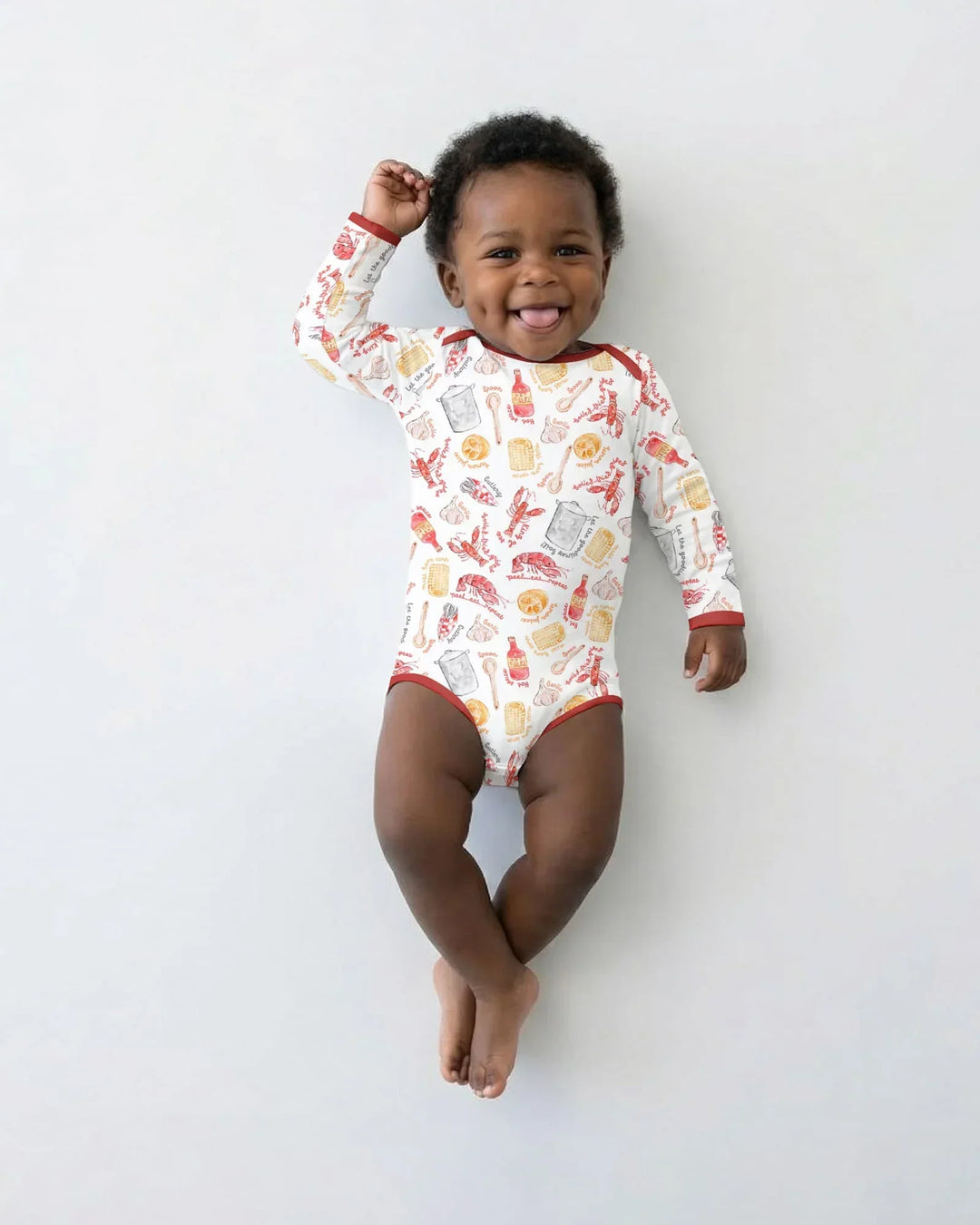 Gerippte Babykleidung mit individuellem Foto - Weich &amp; Skizzenhaft