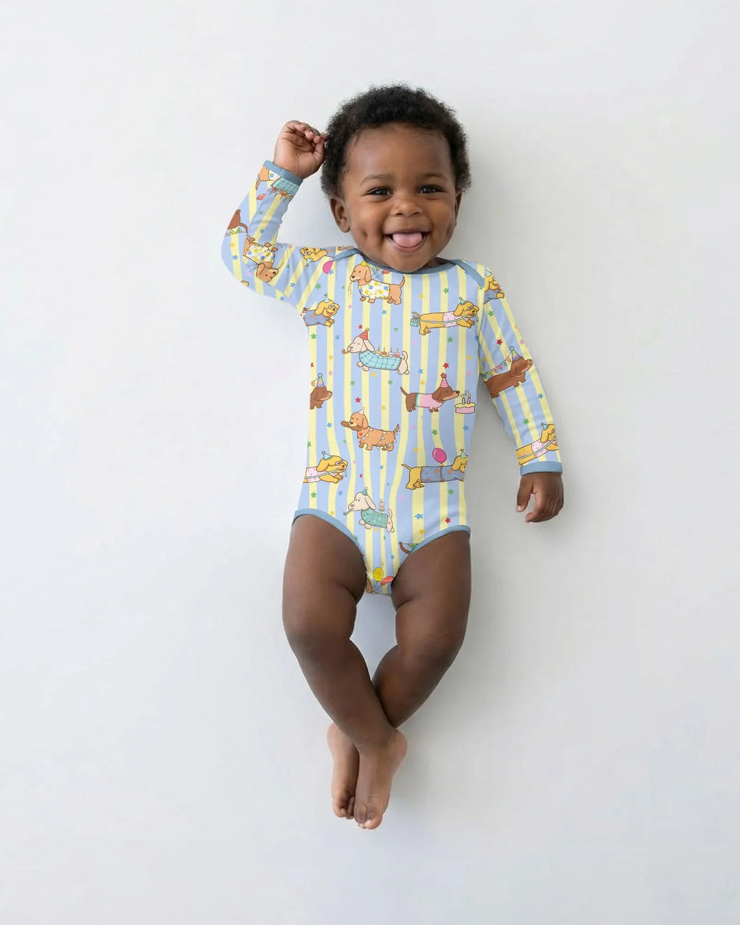 Gerippte Babykleidung mit individuellem Foto - Weich &amp; Skizzenhaft