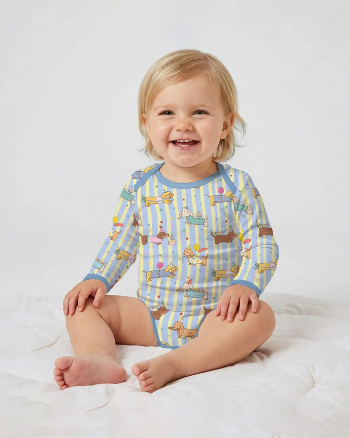 Gerippte Babykleidung mit individuellem Foto - Weich &amp; Skizzenhaft