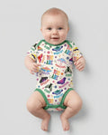 Gerippte Babykleidung mit individuellem Foto - Weich &amp; Skizzenhaft