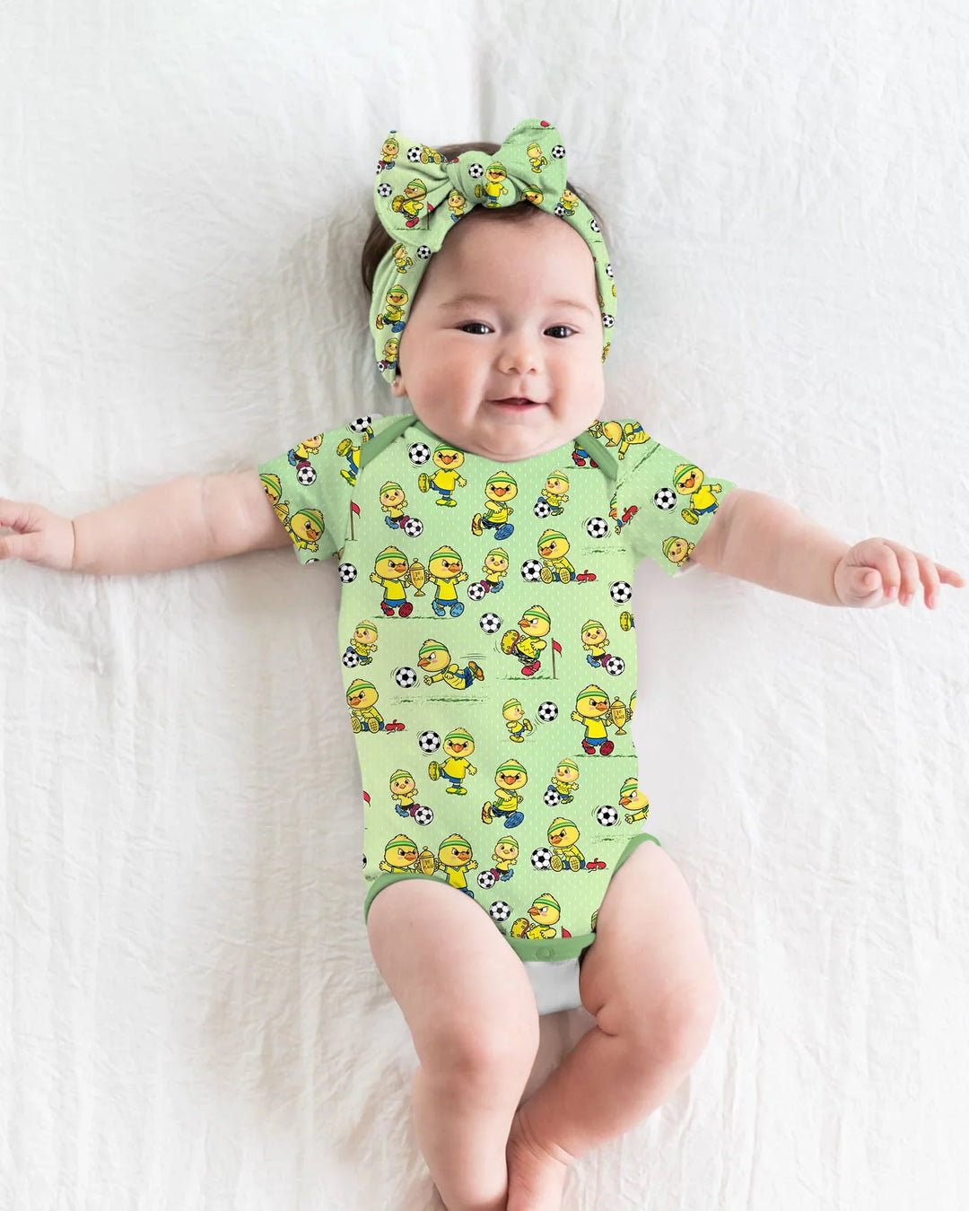 Gerippte Babykleidung mit individuellem Foto - Weich &amp; Skizzenhaft