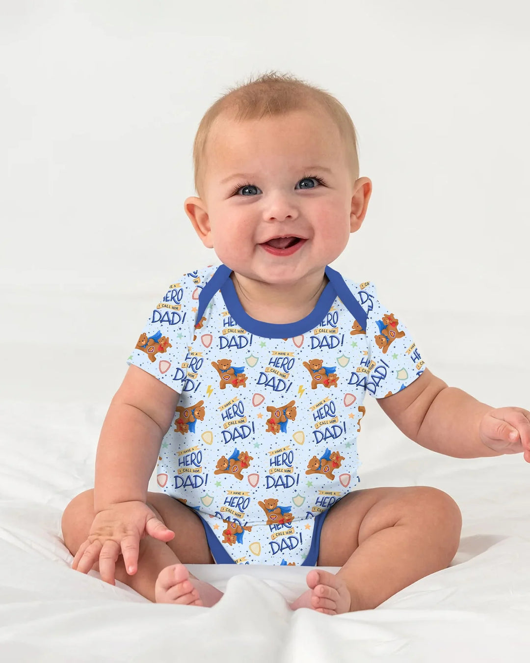 Gerippte Babykleidung mit individuellem Foto - Weich &amp; Skizzenhaft