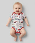 Gerippte Babykleidung mit individuellem Foto - Weich &amp; Skizzenhaft
