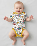 Gerippte Babykleidung mit individuellem Foto - Weich &amp; Skizzenhaft
