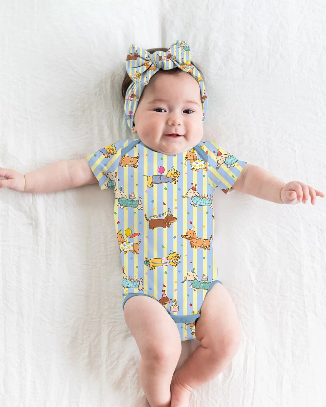 Gerippte Babykleidung mit individuellem Foto - Weich &amp; Skizzenhaft
