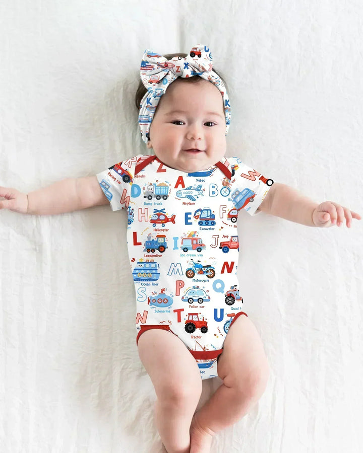Gerippte Babykleidung mit individuellem Foto - Weich &amp; Skizzenhaft