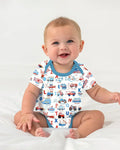 Gerippte Babykleidung mit individuellem Foto - Weich &amp; Skizzenhaft