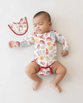 Gerippte Babykleidung mit individuellem Foto - Weich &amp; Skizzenhaft