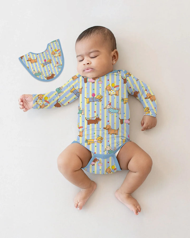 Gerippte Babykleidung mit individuellem Foto - Weich &amp; Skizzenhaft