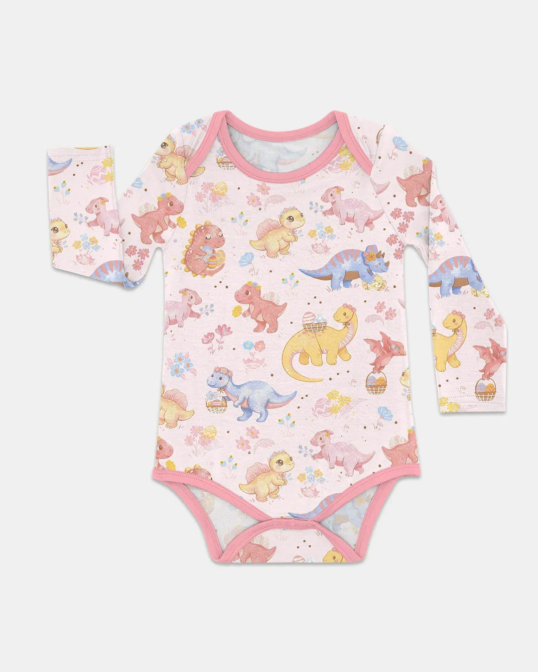 Dino Easter Bamboo Bodysuit
