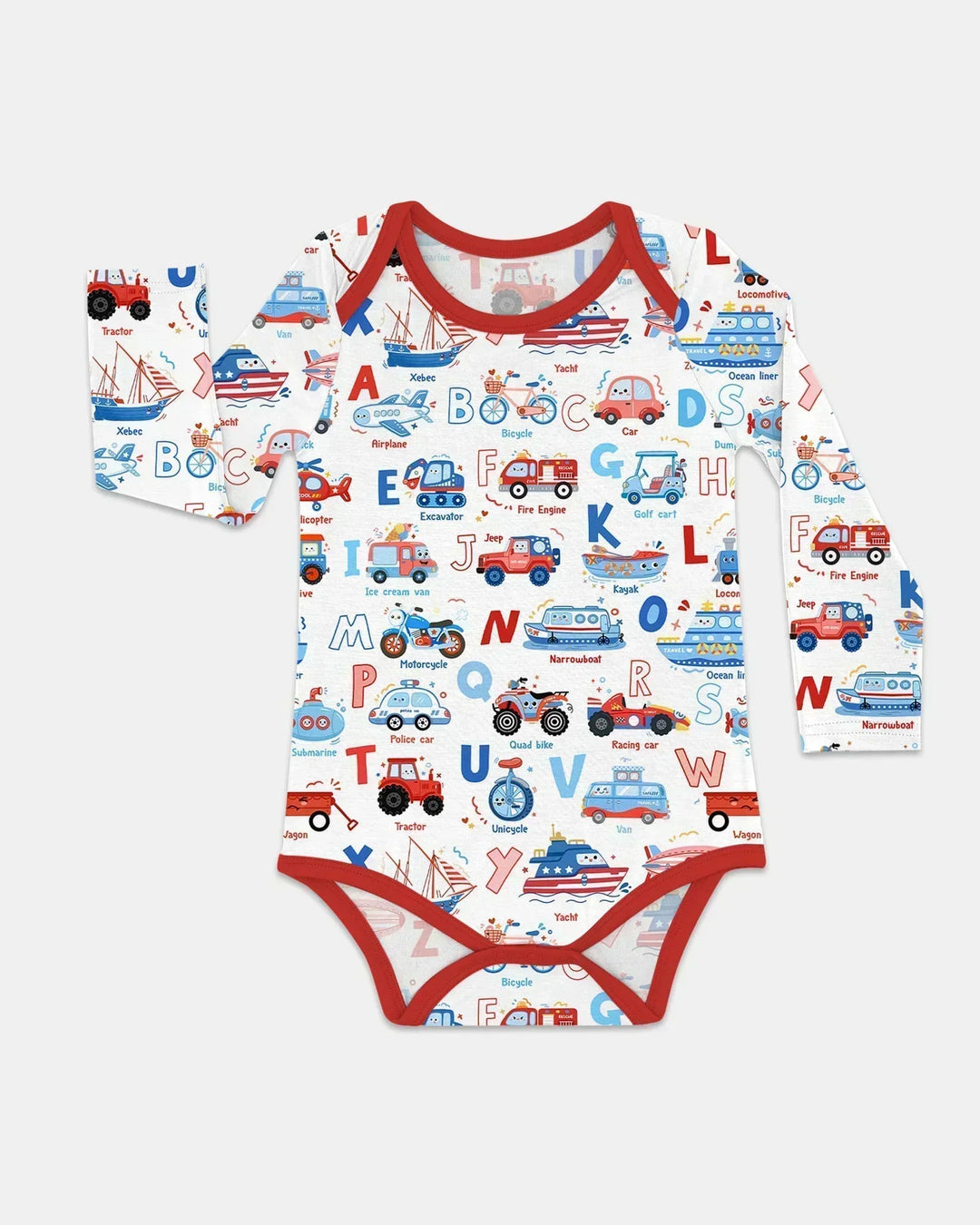 Gerippte Babykleidung mit individuellem Foto - Weich &amp; Skizzenhaft