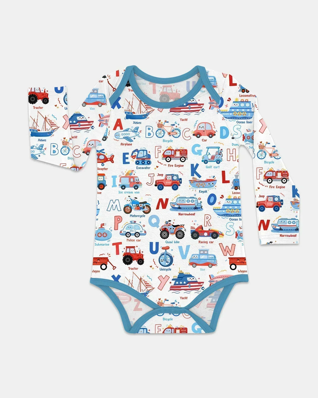 Gerippte Babykleidung mit individuellem Foto - Weich &amp; Skizzenhaft