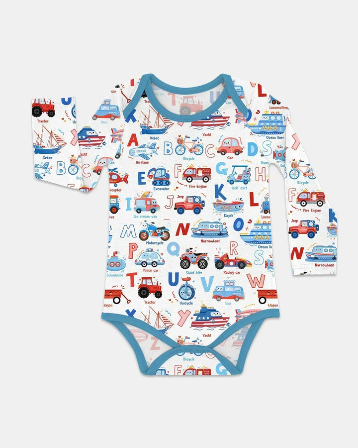Gerippte Babykleidung mit individuellem Foto - Weich &amp; Skizzenhaft
