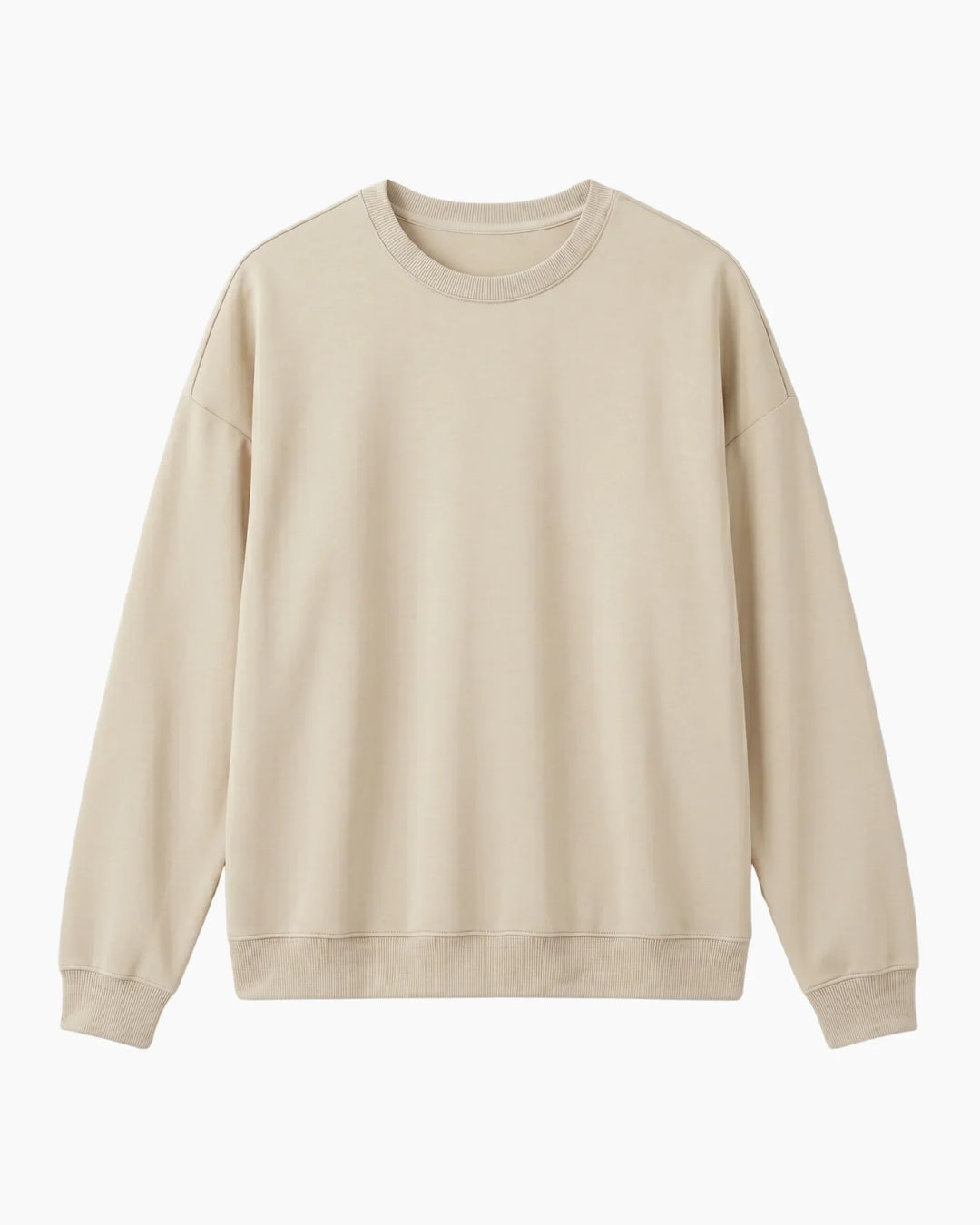 Solid Color Bamboo Adult Crewneck Sweatshirt