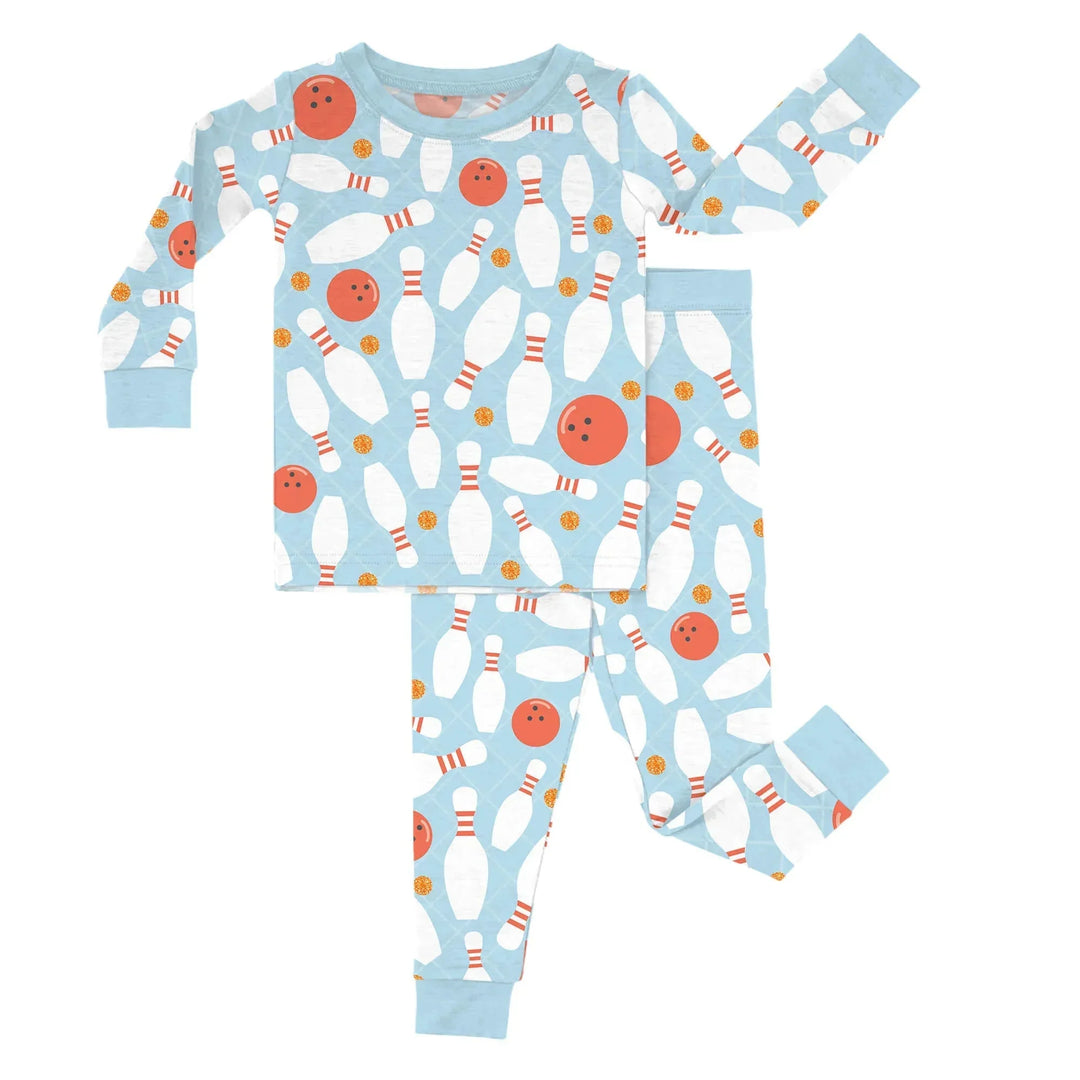 Bowling Two Piece Pajama Set , Bowling Two Piece Pajama Set - 12-18M