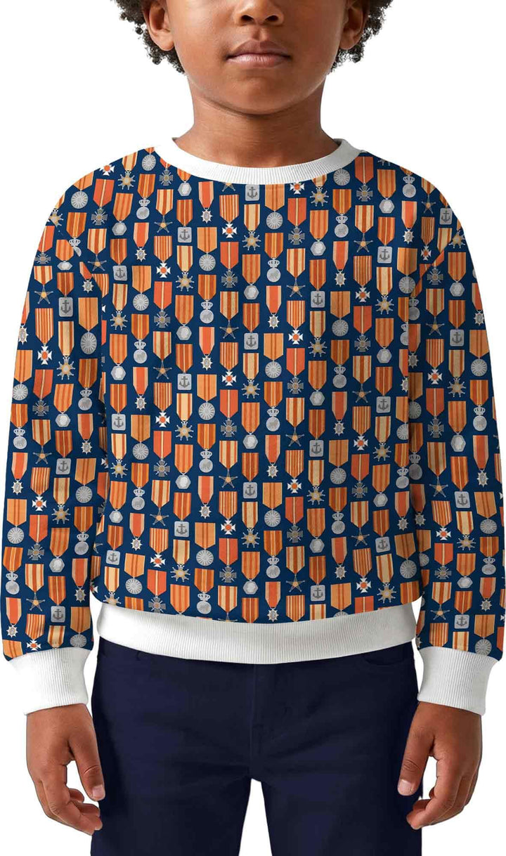 Sweatshirt mit Rundhalsausschnitt aus Bambusfaser