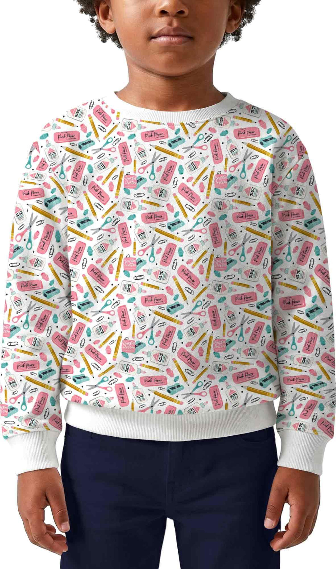 Sweatshirt mit Rundhalsausschnitt aus Bambusfaser