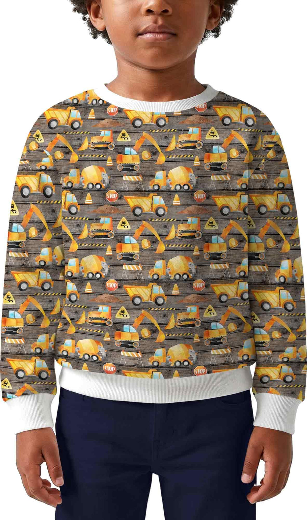 Sweatshirt mit Rundhalsausschnitt aus Bambusfaser