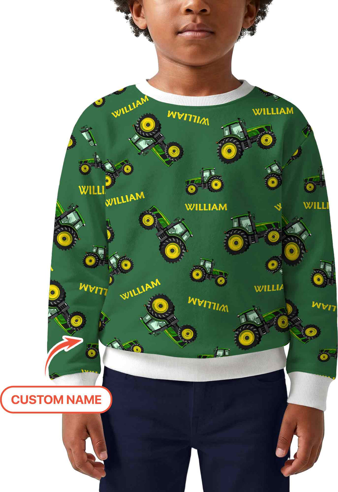 Custom Template Bambus-Rundhals-Sweatshirt