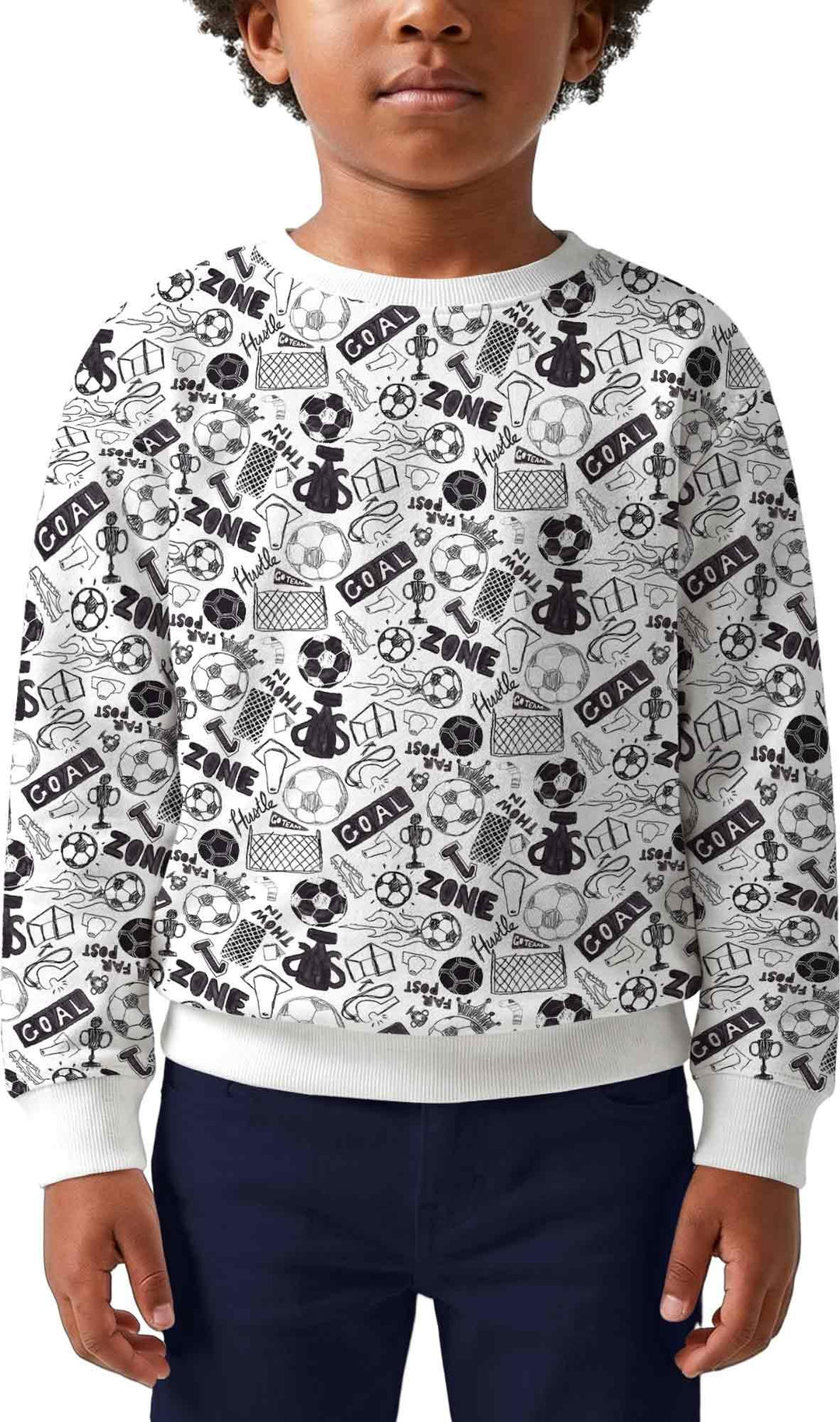 Sweatshirt mit Rundhalsausschnitt aus Bambusfaser