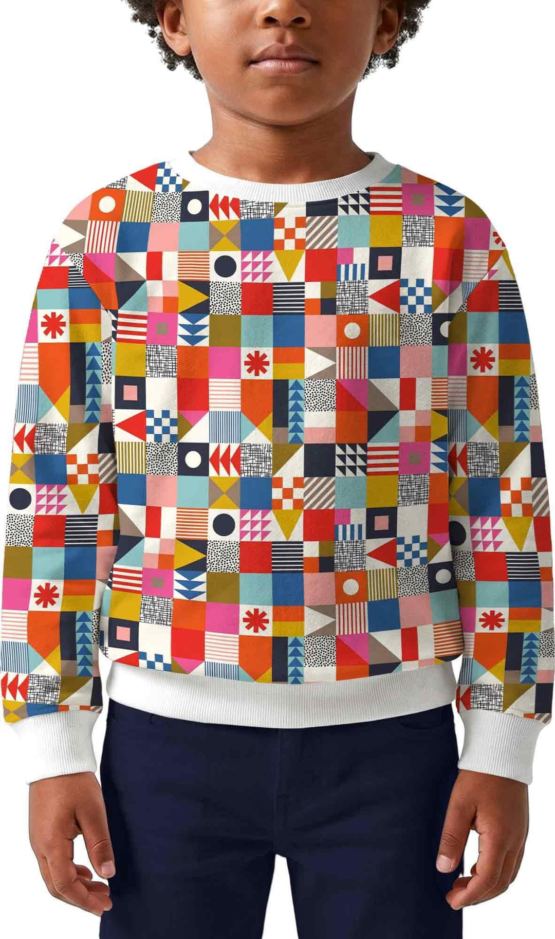 Sweatshirt mit Rundhalsausschnitt aus Bambusfaser