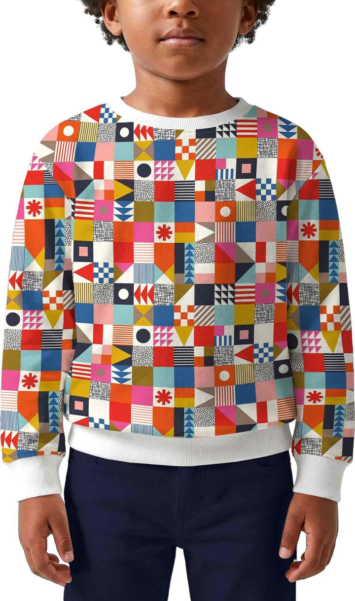 Sweatshirt mit Rundhalsausschnitt aus Bambusfaser
