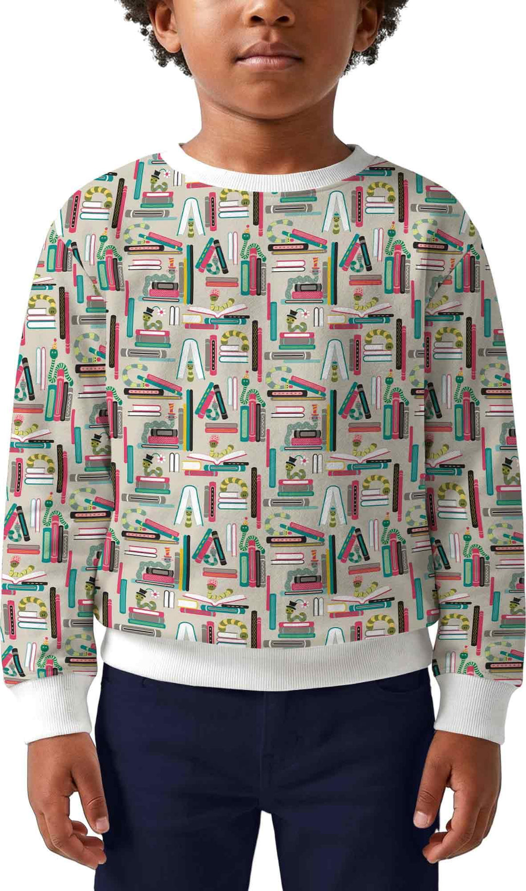 Bookworm Adventures Bamboo Crewneck Sweatshirt