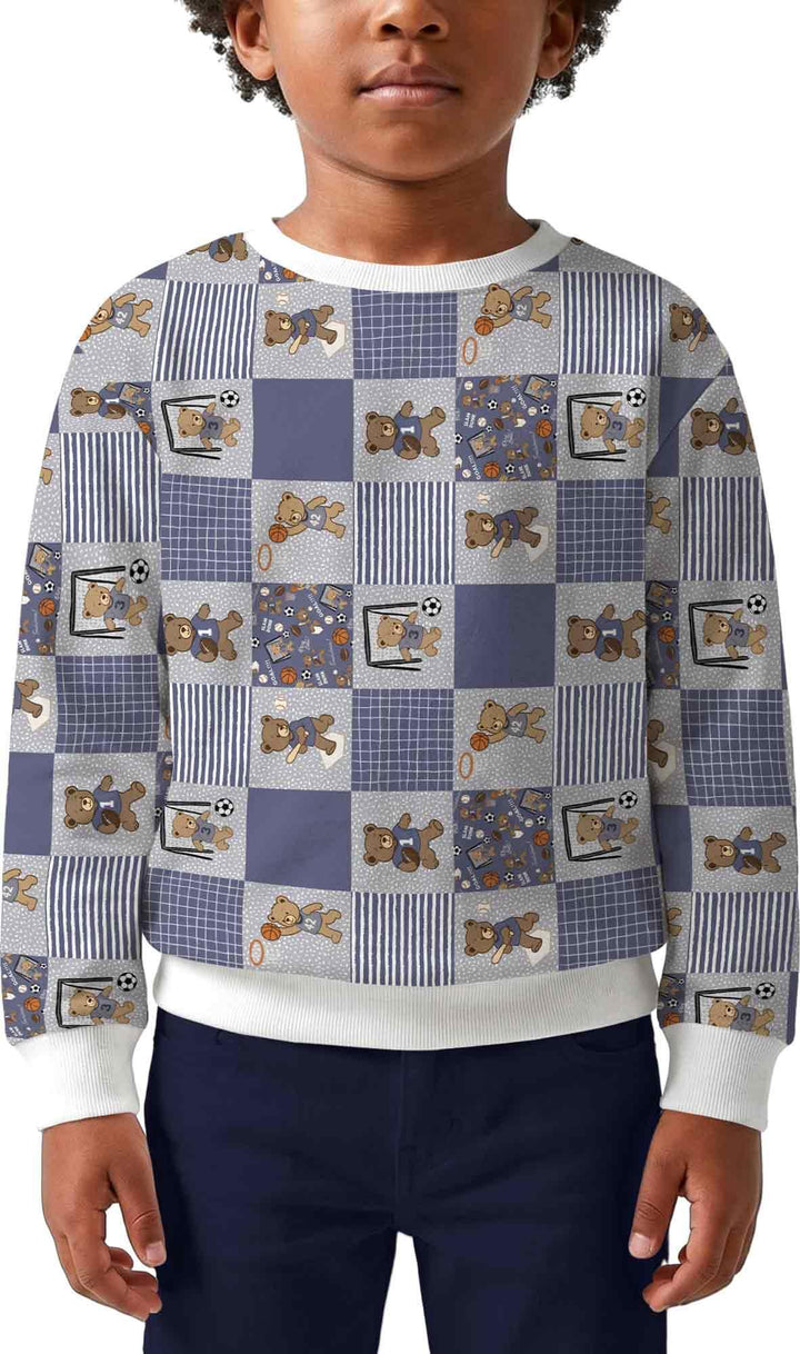 Sweatshirt mit Rundhalsausschnitt aus Bambusfaser